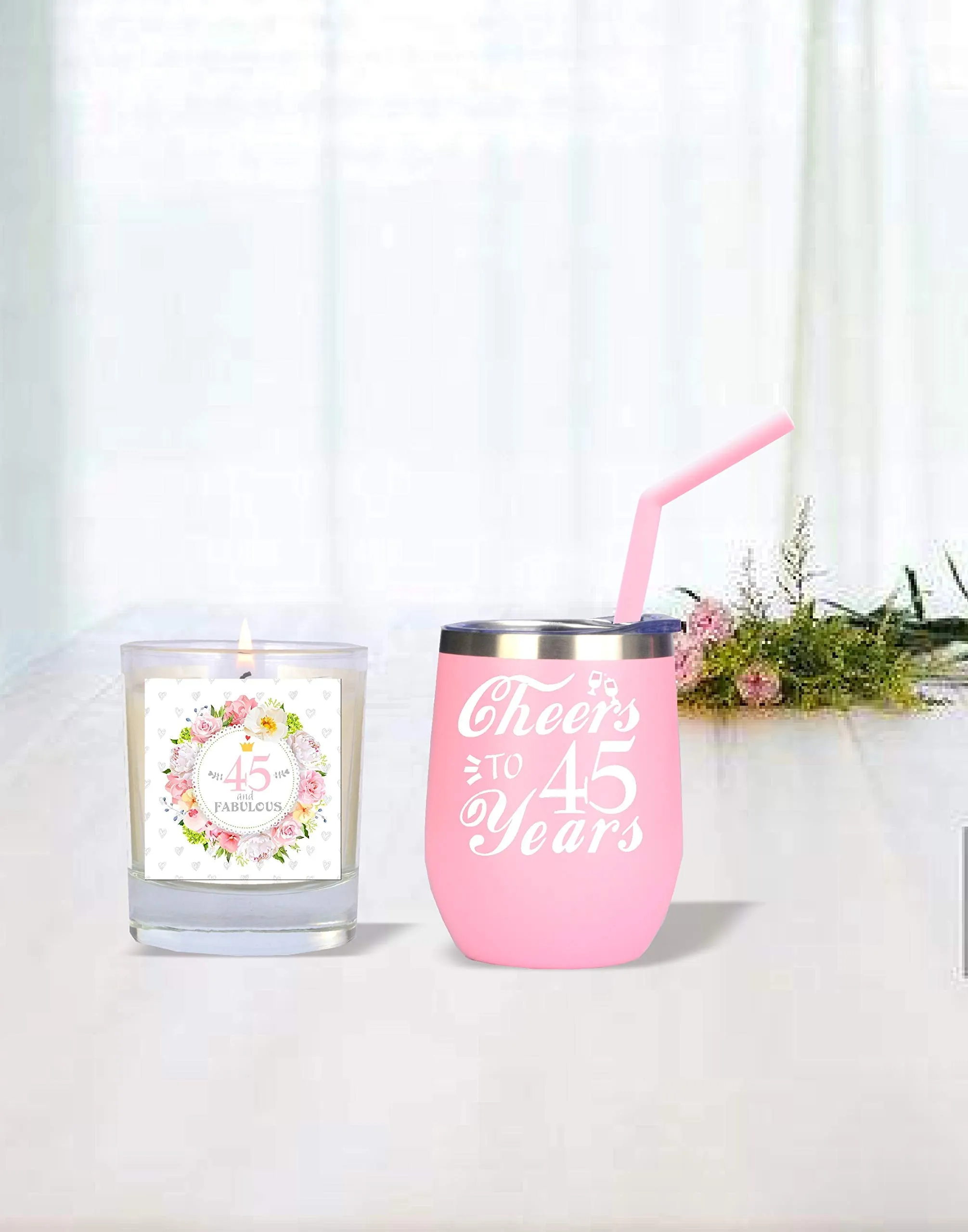 45th Birthday Gifts for Women, 45th Birthday, 45th Birthday Tumbler, 45th Birthday