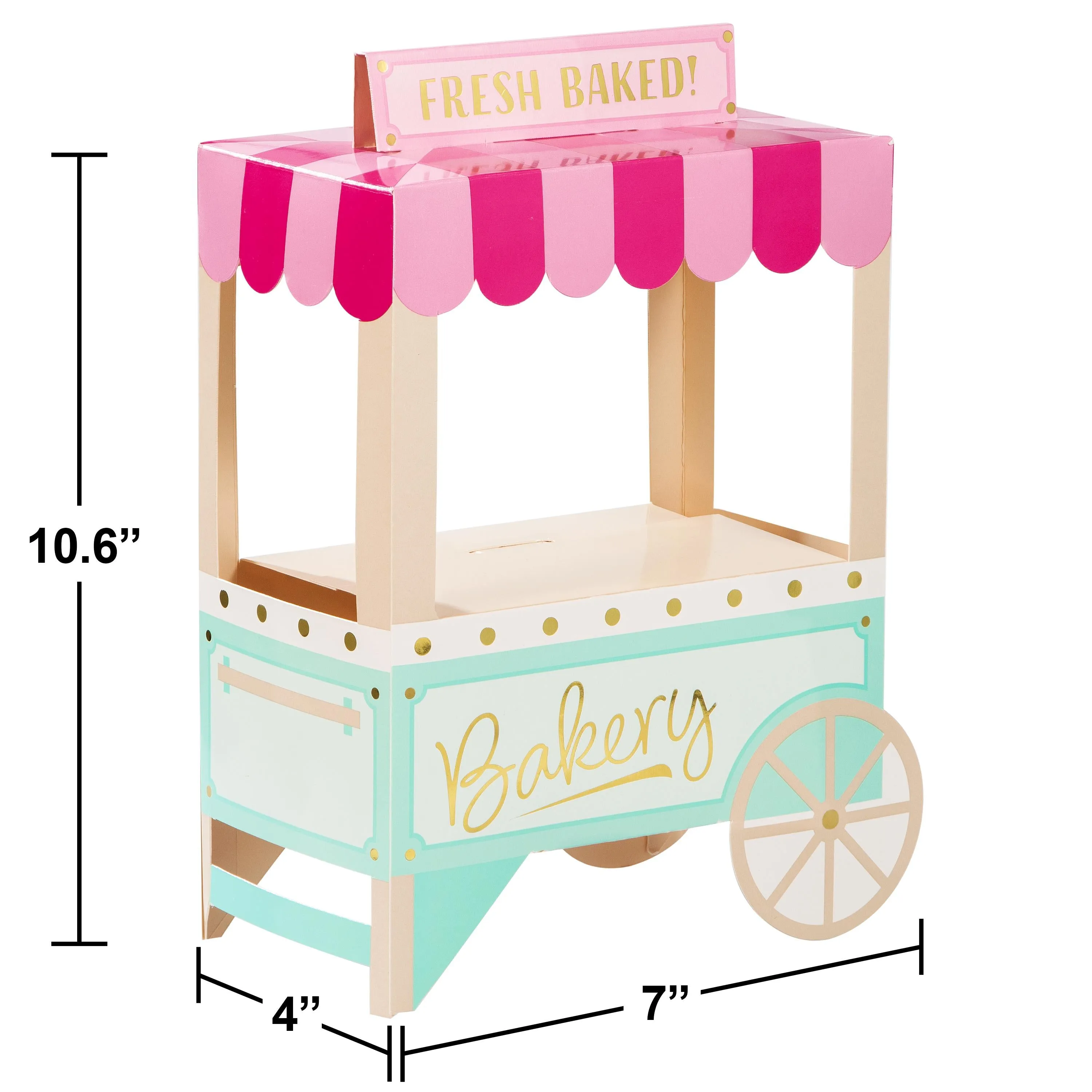 Bakery Sweets Foil Centerpiece 3D