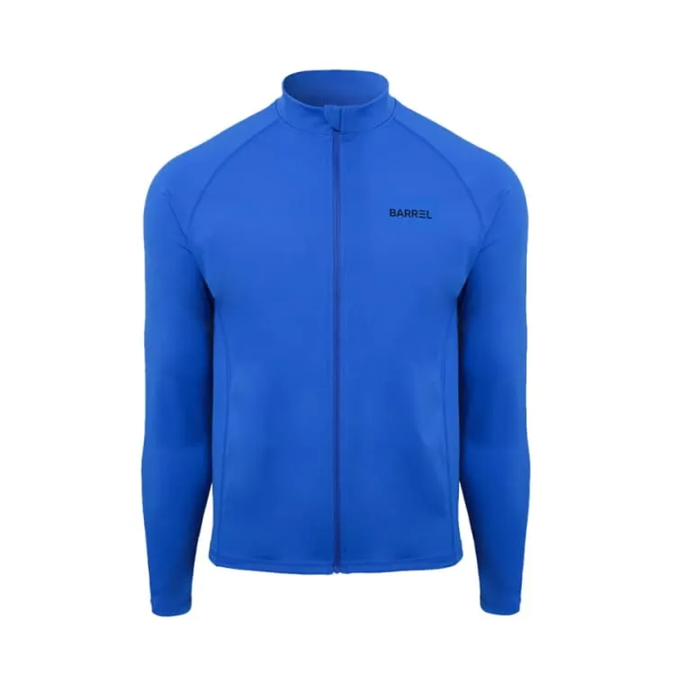Barrel Men Essential Relax ZipUp Rashguard-BLUE