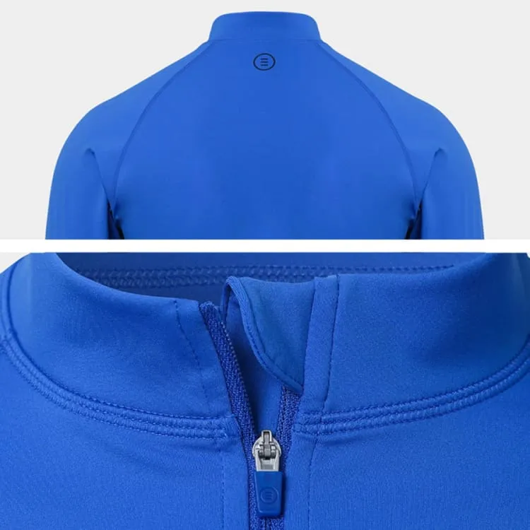 Barrel Men Essential Relax ZipUp Rashguard-BLUE