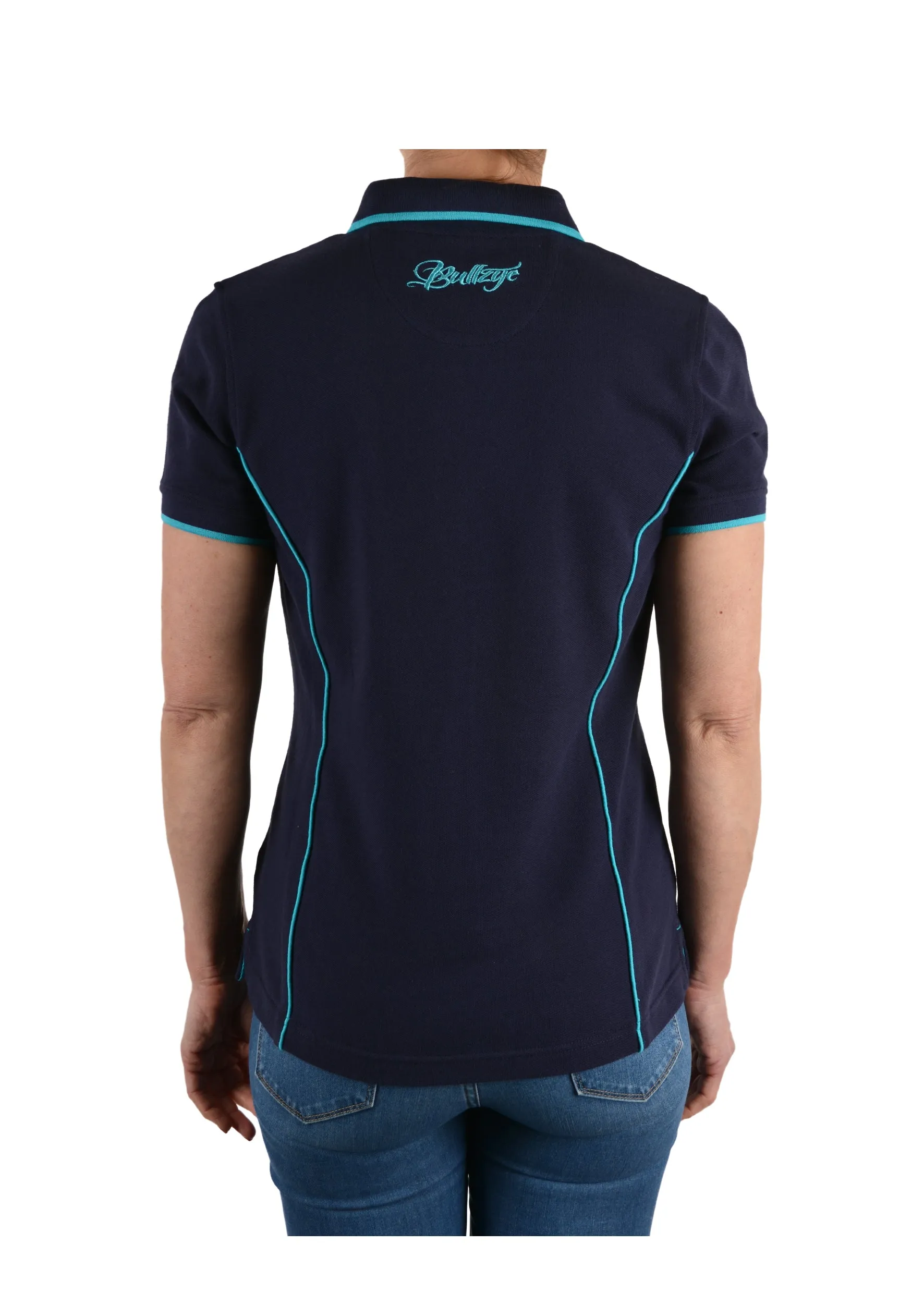 Bullzye Ladies Piped Polo - B1S2507094 - On Sale