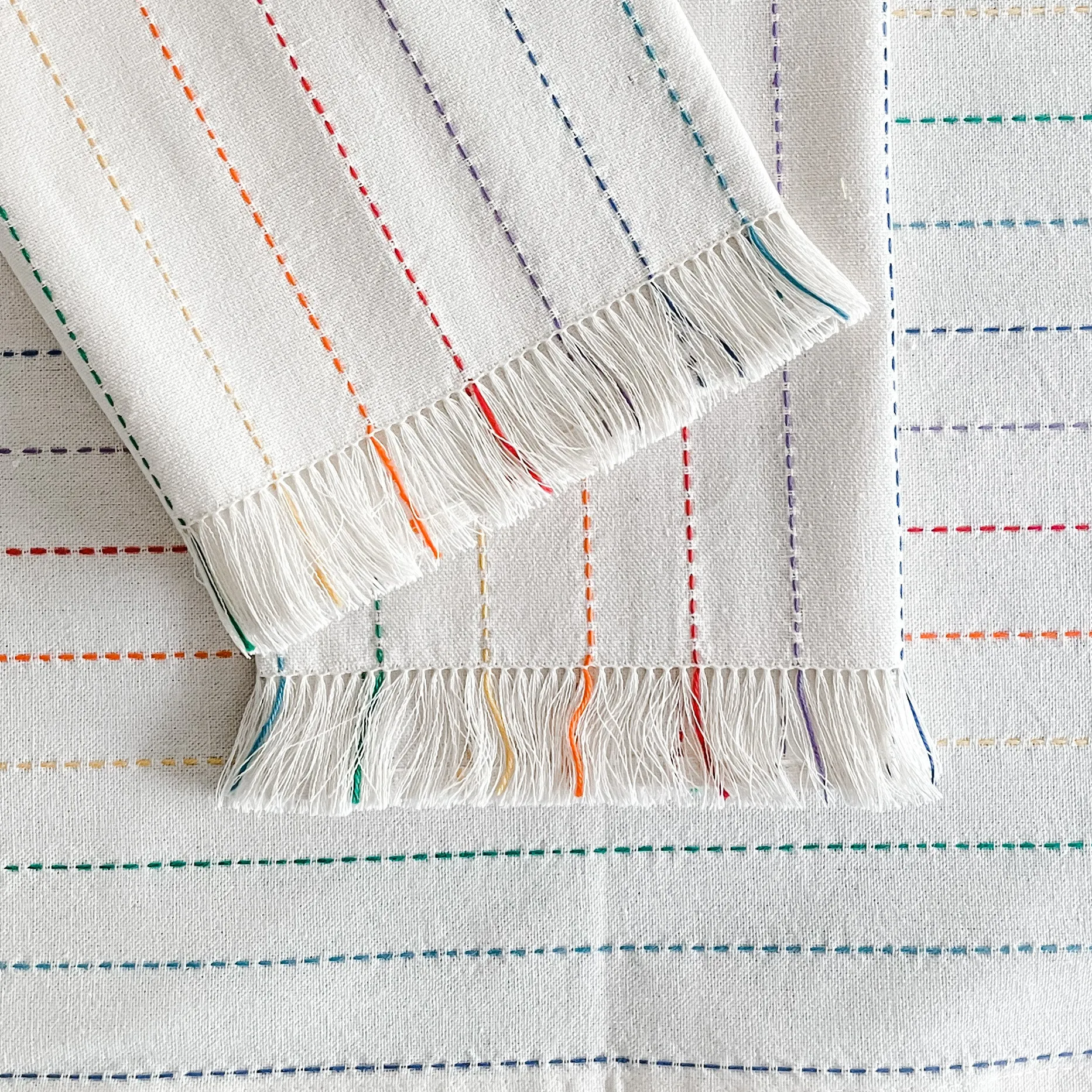 Hand-Stitched Napkin Set (2)