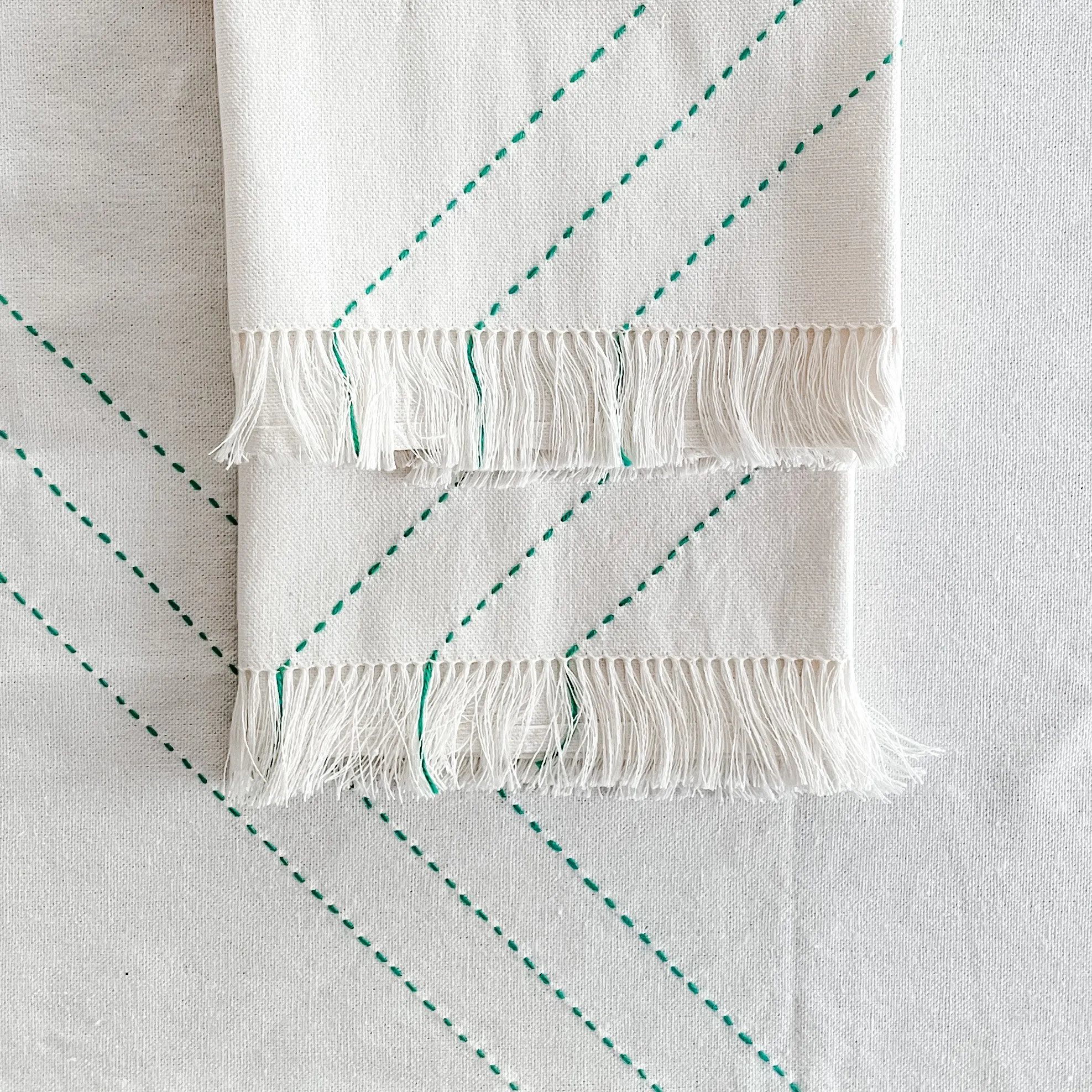 Hand-Stitched Napkin Set (2)