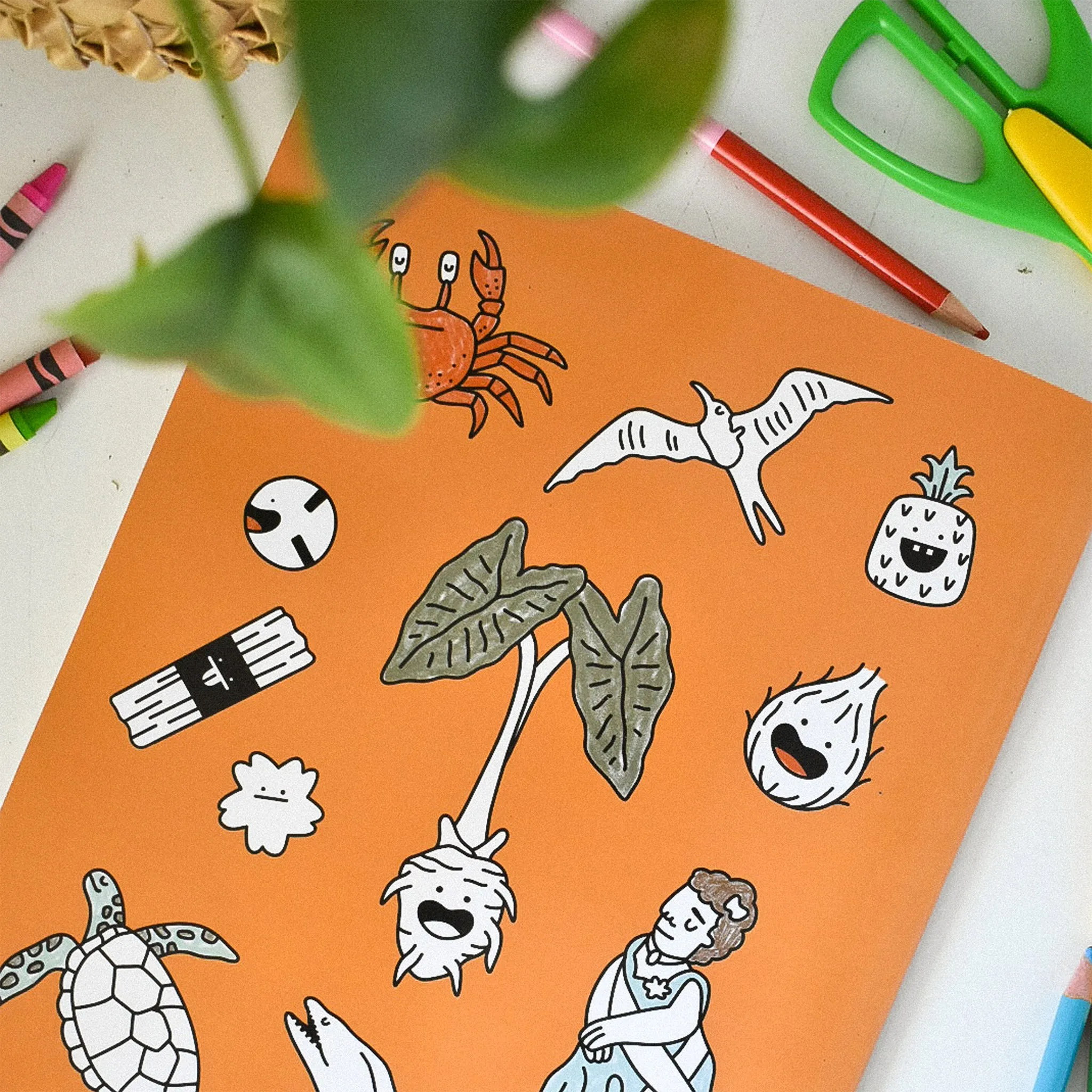 Keiki Coloring & Activity Book
