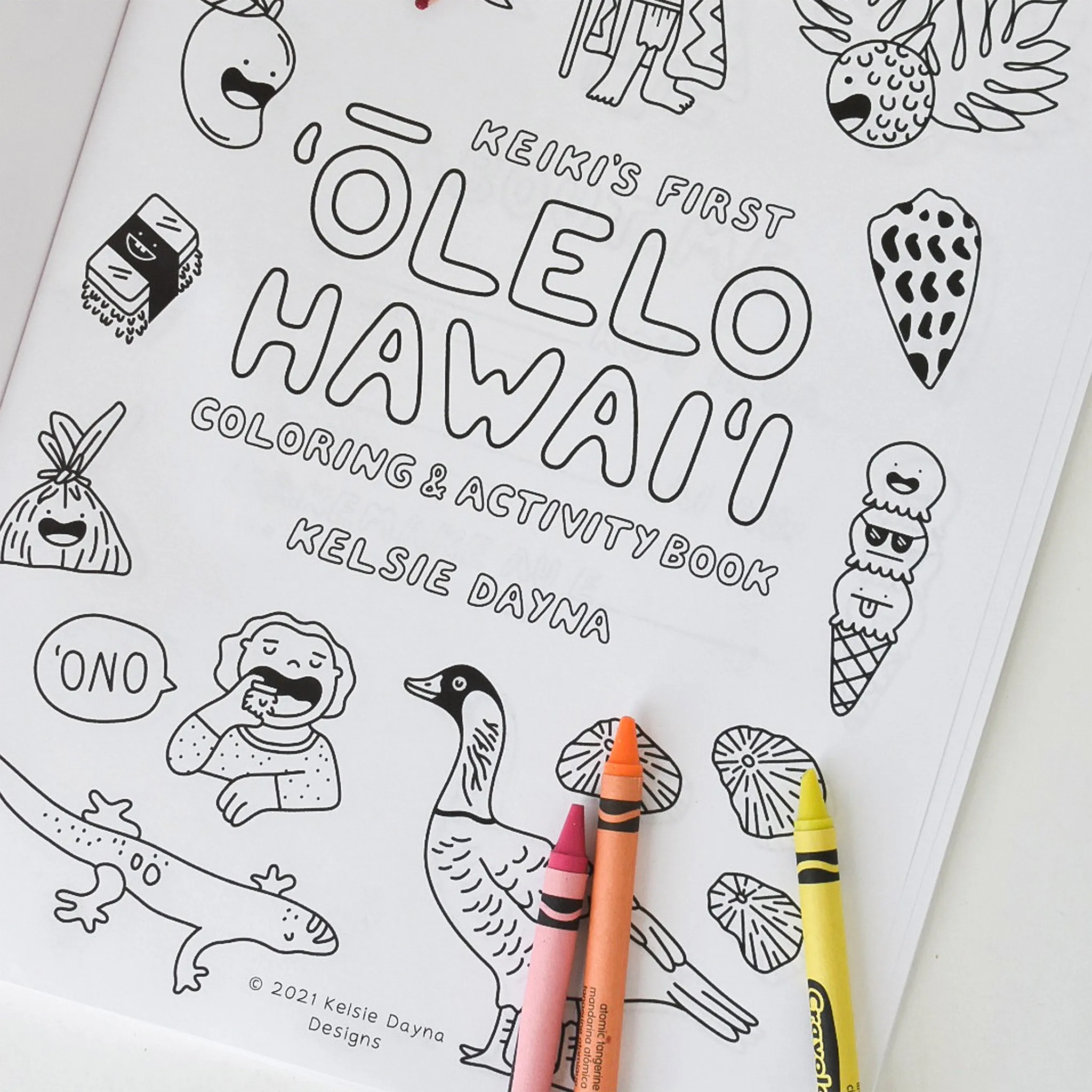 Keiki Coloring & Activity Book