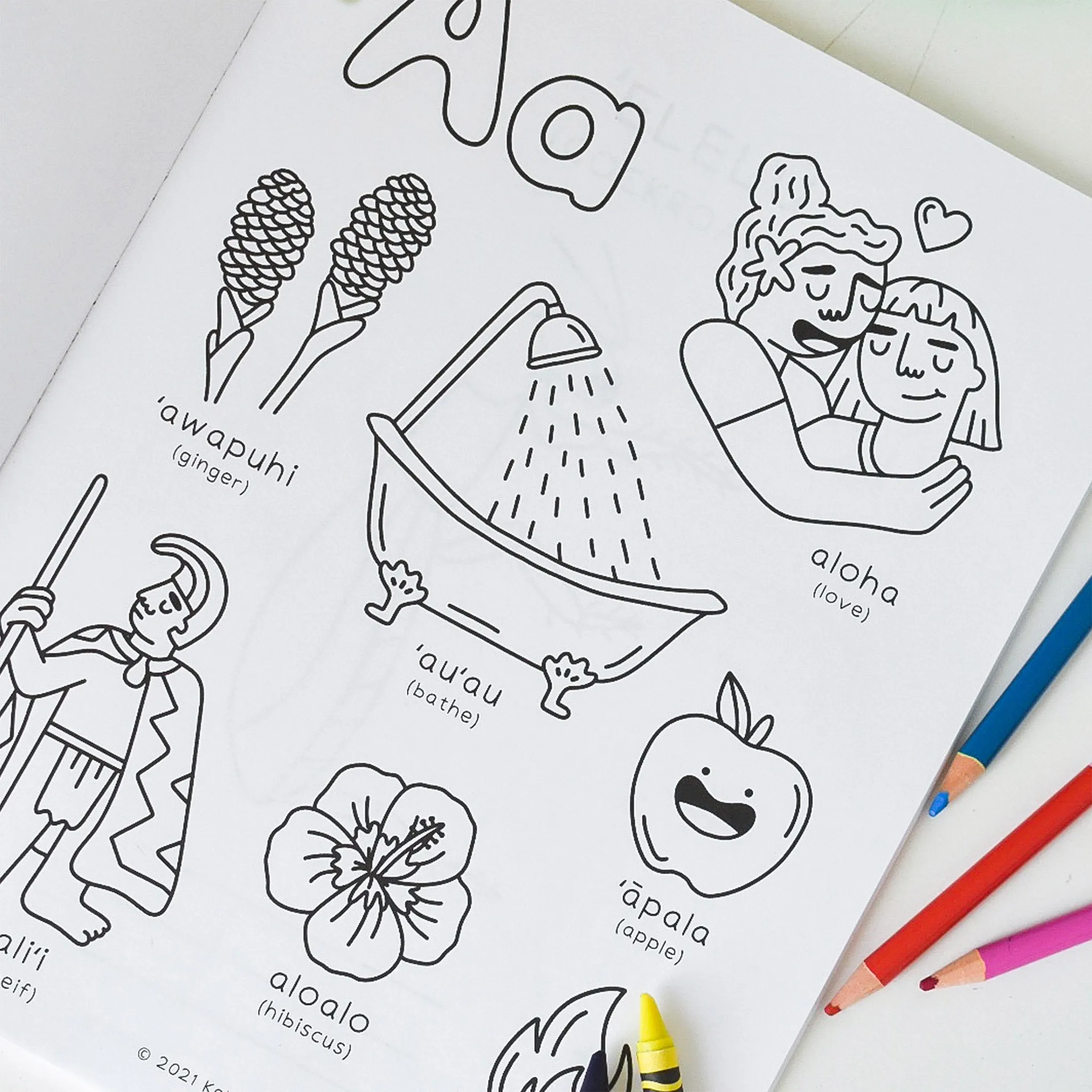 Keiki Coloring & Activity Book