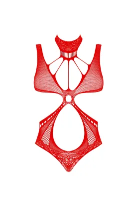 Magic Silk Seamless Teddy Red One Size