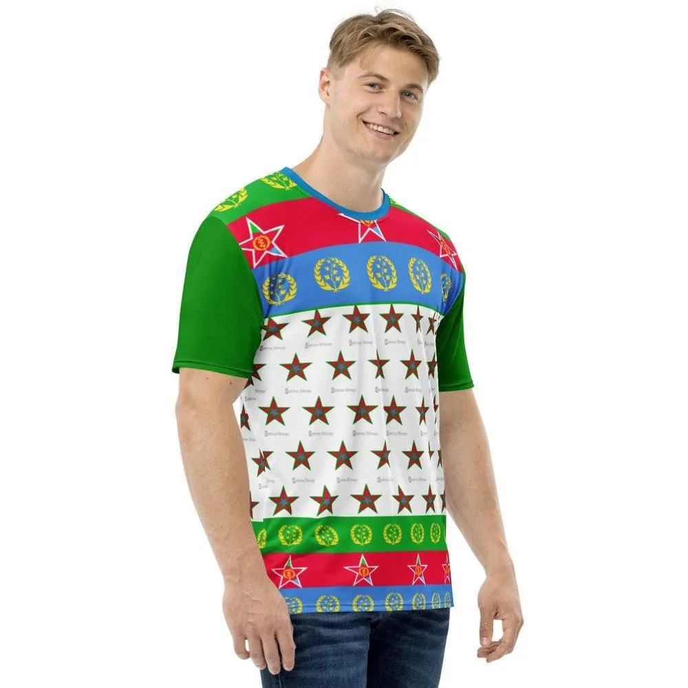 Men's t-shirt eritrean flag style natna shop Men t shirts