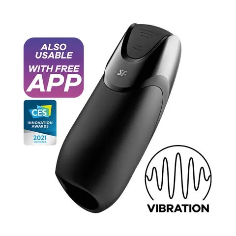 Satisfyer Men Vibration  App Controlled Rechargeable Masturbator