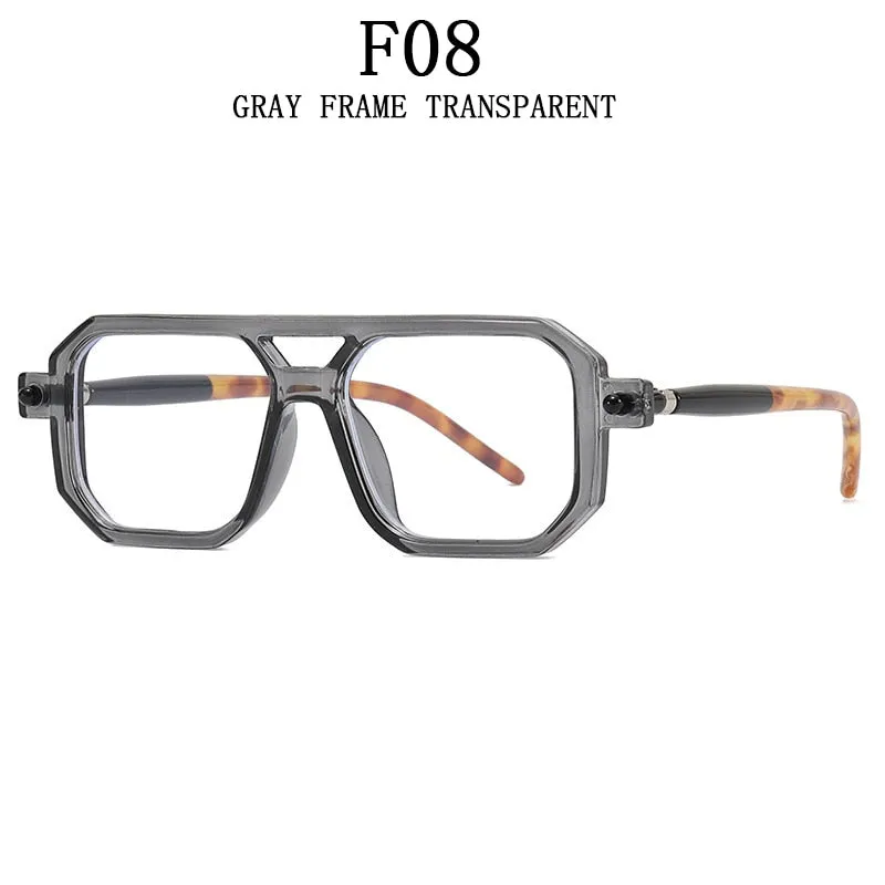 Square Sunglasses For Men Fashion Glasses Luxury Retro Blue Light Blocking Shade