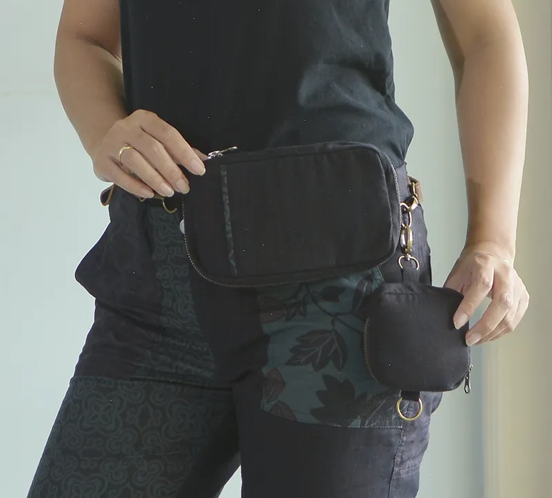 Upcycled Overdyed Cotton Crossbody Bag - SALE CLOTHING & KIDS